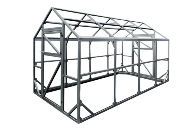 Kasvihuone Mini 2×6 m, kennolevy 4 mm - Bild 3