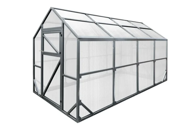 Växthus Mini 2×6 m, kanalplast 4 mm